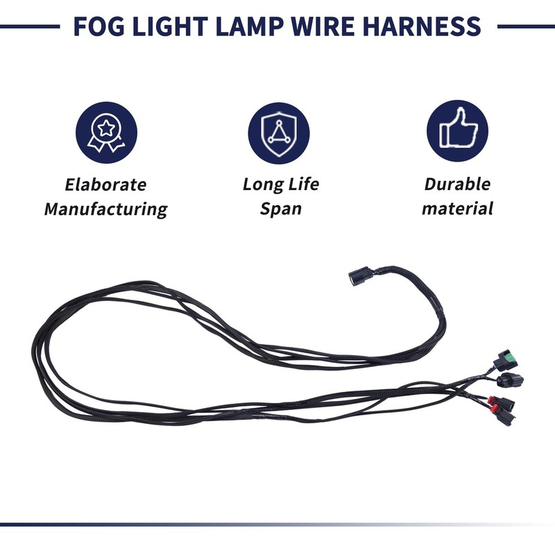 Front Headlight Fog Light Wire Harness Plug 68259674AA Compatible with Dodge ... gallery