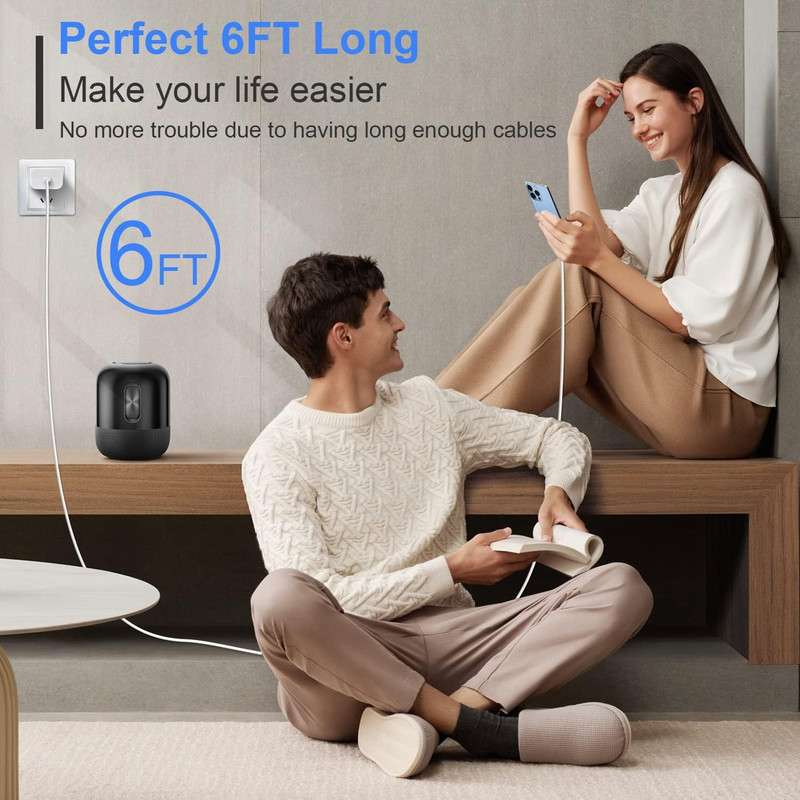 Rctech USB C to Lightning Cable 3Pack 6FT [Mfi Certified] Iphone Fast Charger Ca gallery
