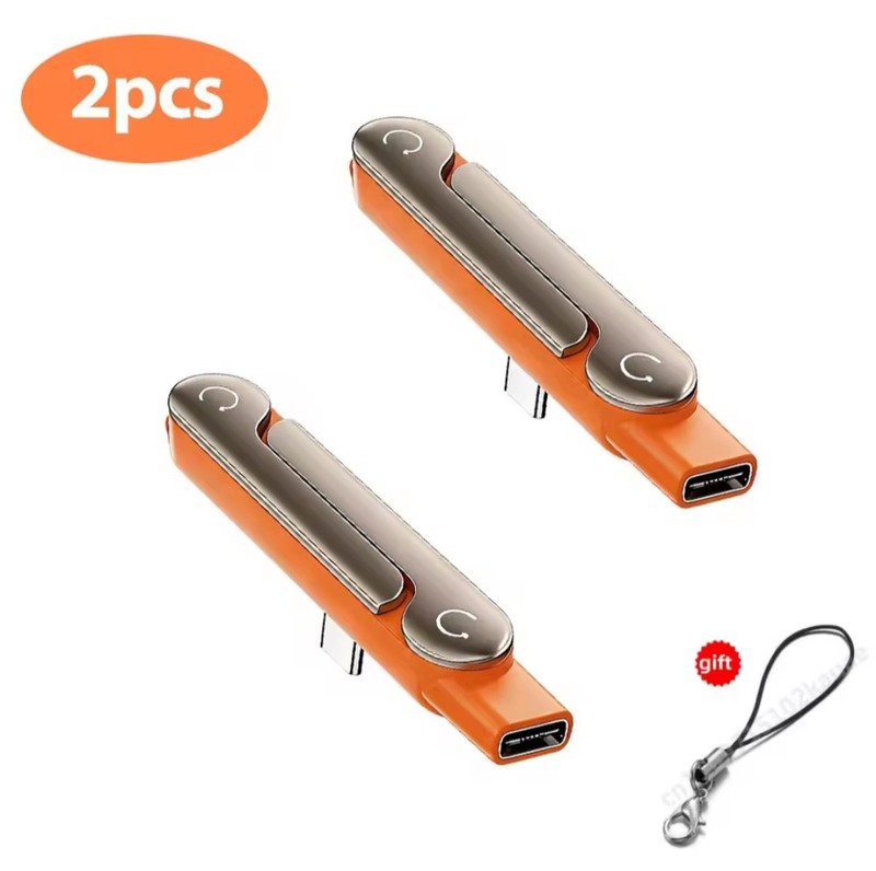 Buy 1 Get 1 Free Type C Phone Charging Bracket Adapter 240W Charging OTG Type-C gallery