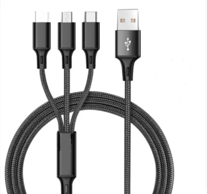 3 In 1 Charging Cable 2 Pack 4 Foot gallery