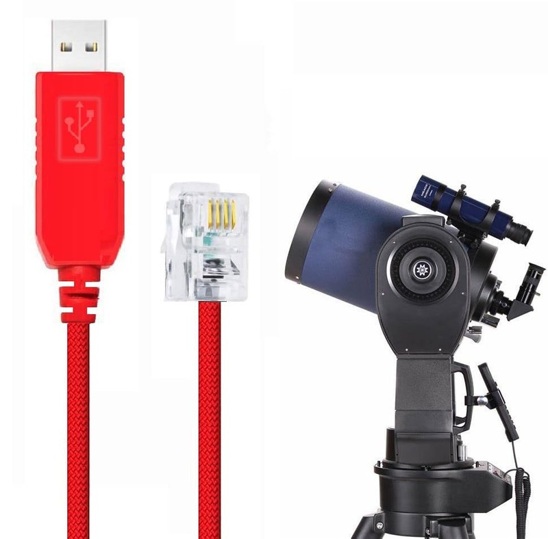 Feanteek USB to RJ12 Cable for Meade #507 Cable LX200 & LX-ACF Models Meade L... gallery