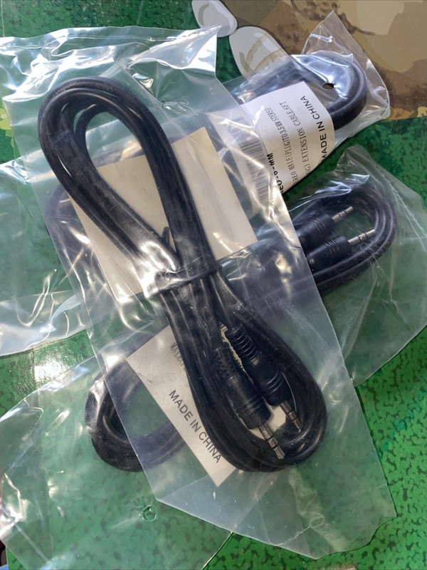 Lot Of AV Cable 3.5mm (1/8") Stereo Male to M Audio Video jack-plug USA Seller gallery