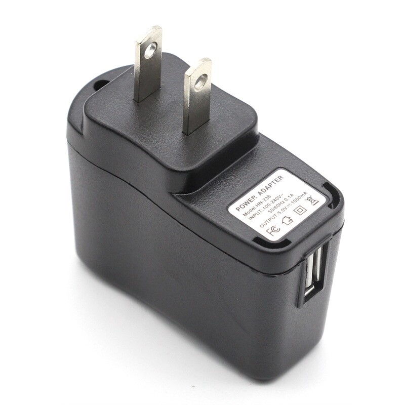 5V 1A/1000mA EU US DC 100-240V AC Plug Supply USB Wall Charger Power Adapter gallery