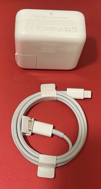 Genuine Apple 30W USB-C Power Adapter A2164 FREE S/H Cable Included OEM Apple