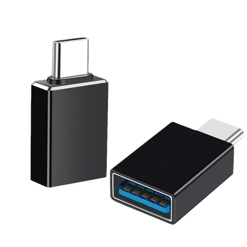 2Pack USB-C Male to USB A Female Data Adapter Converter OTG Type C Android Phone