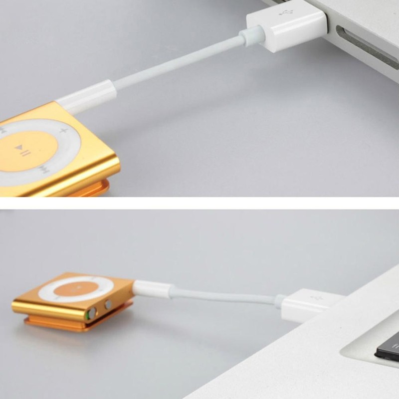 3.5mm Data Charger Transfer Audio Adapter Charging Cable for Apple iPod Shuffle gallery