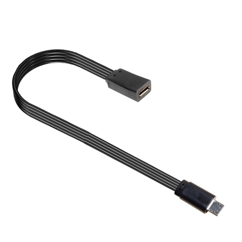 Silicone Microed USB Male To Female Charging Cord Supports 10W Fast Charging gallery
