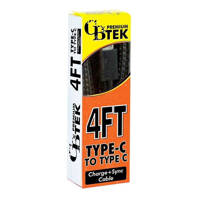 CBTEK 4ft Type C to Type C Charging Cables gallery