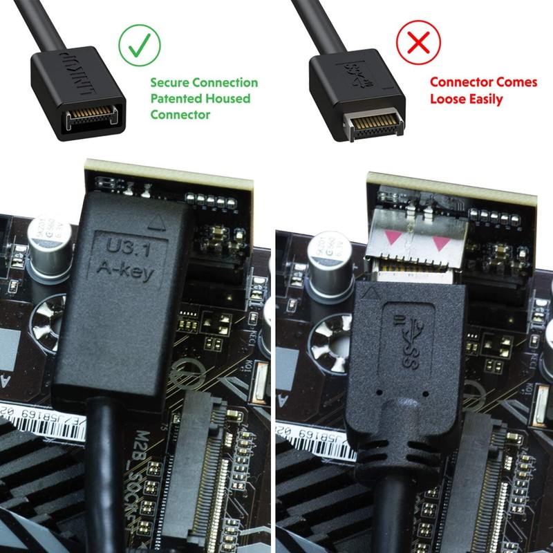 - Internal 3.1 10G Gen 2 20-Pin A-Key Male Housed Connector w/USB 2.0 Header ... gallery