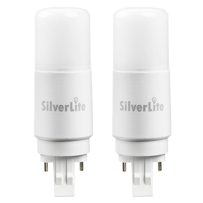 Silverlite [Plug&Play] 7w(18w CFL Equivalent) LED Stick PL Bulb GX23-2 Pin Ba...