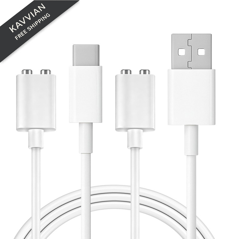 OVECIOPO 2PCS 5MM Magnetic Charging Cables, Rose Charger 5mm, white gallery