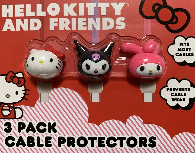 NEW Hello Kitty & Friends Set of 3 Phone Cable End Protector/Decoration gallery