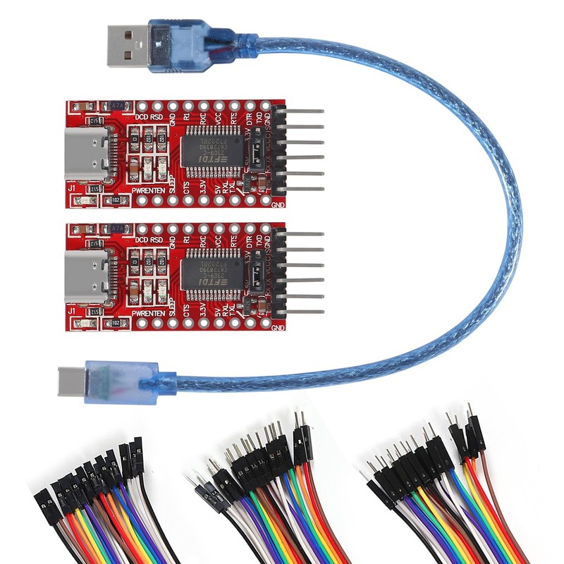 AITRIP 2PCS Type-c FT232RL Mini USB to TTL Serial Converter Adapter