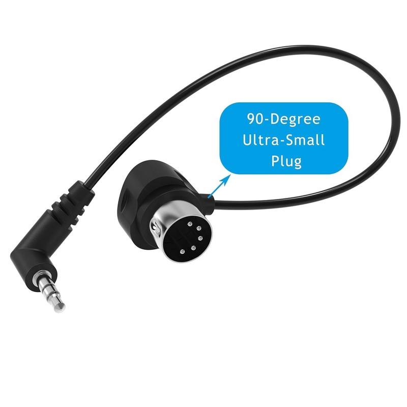 TRS 3.5mm MIDI Cable 2-Pack 2-FT / 60CM Type-A TRS 3.5mm to MIDI 5 Pin Din Ca... gallery
