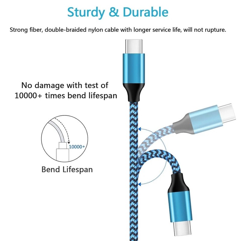 FiveBox 2Pack 6ft Fast Charging Cable Charger for iPhone 16e, 16, 16 Pro gallery