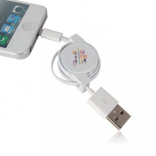 For iPhone 11 12 13 PRO MAX XS SE - USB CABLE RETRACTABLE CHARGER POWER CORD gallery