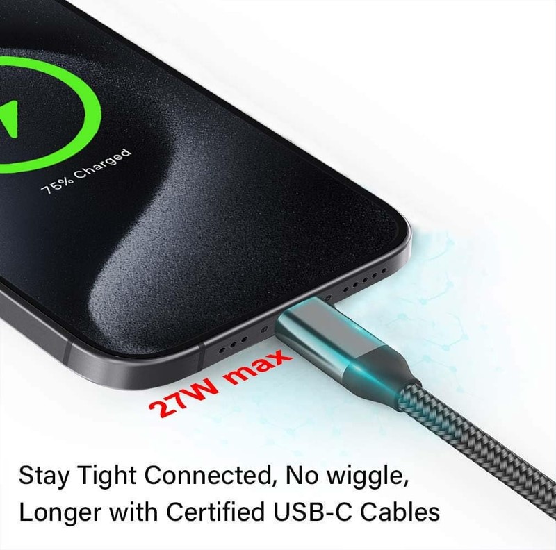 USB Cable 15FT 2Pack, Extra Long USB-A to USB-Cable Braided Fast Charger Cord... gallery