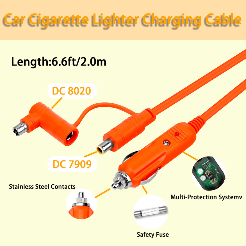 Car Charger for Jackery Explorer E3000Pro E2000Pro E1500Pro E1000Pro E880Pro Pro gallery