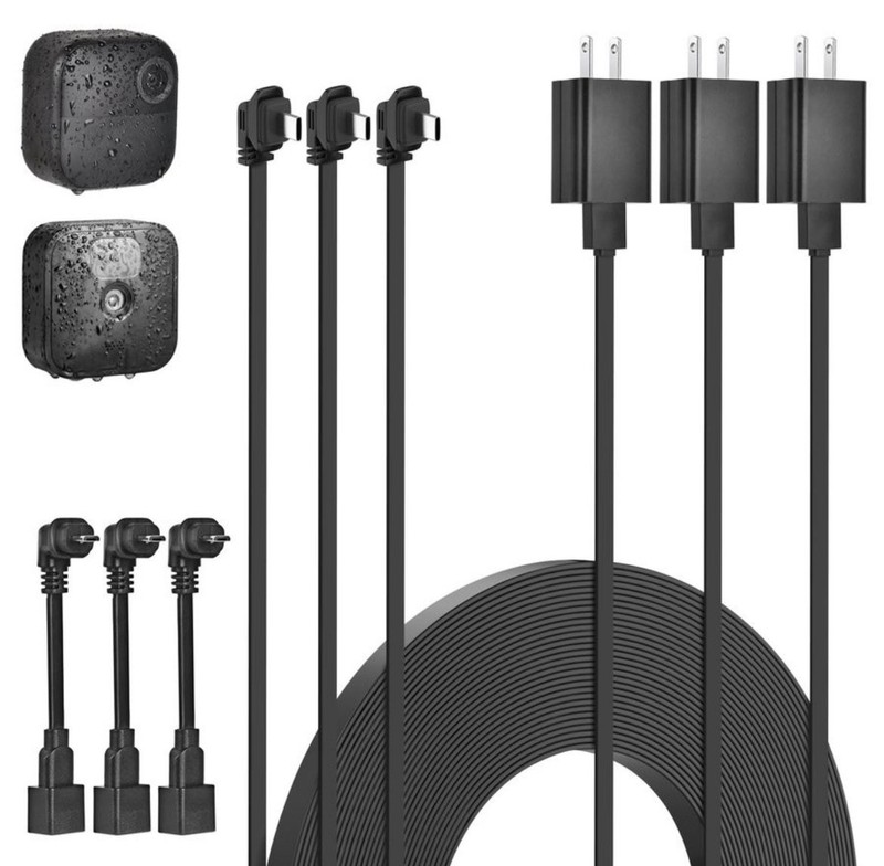 3 Pack 10Ft/3M Power Cable and Adapter for Blink Outdoor 4 (4Th Gen) & (3Rd Gen)