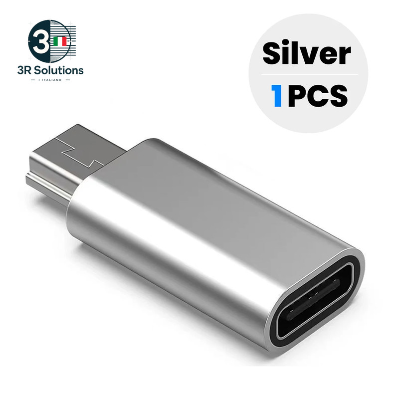 Type C to Mini USB Adapter Data Transfer Fast Charging Converter