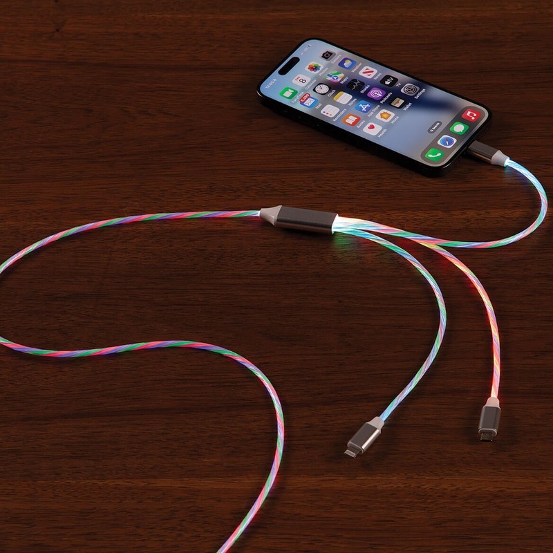 3-In-1 Color-Changing USB Charging Cable gallery