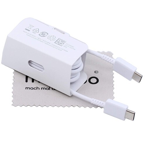 Genuine Original Samsung Galaxy USB-C to USB-C Charging Data Cable – White