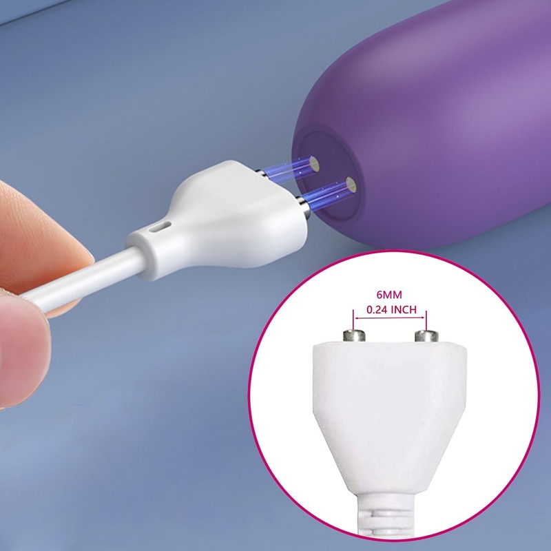 Versatile 2.6Ft Magnetic USB Charger Cable Set, Perfect for Toys & More gallery