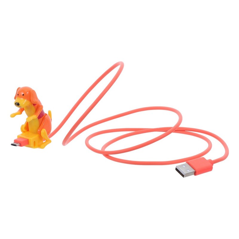 Funny Dog Mobile Charging Cable: Micro USB Charger Cable, Fast Charging &