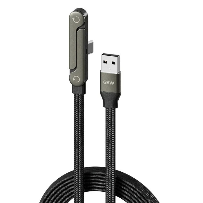 30W USB-C to 8-PIN Fast Charge Cable 2-in-1 Folding iPhone Stand PD Data Cord gallery