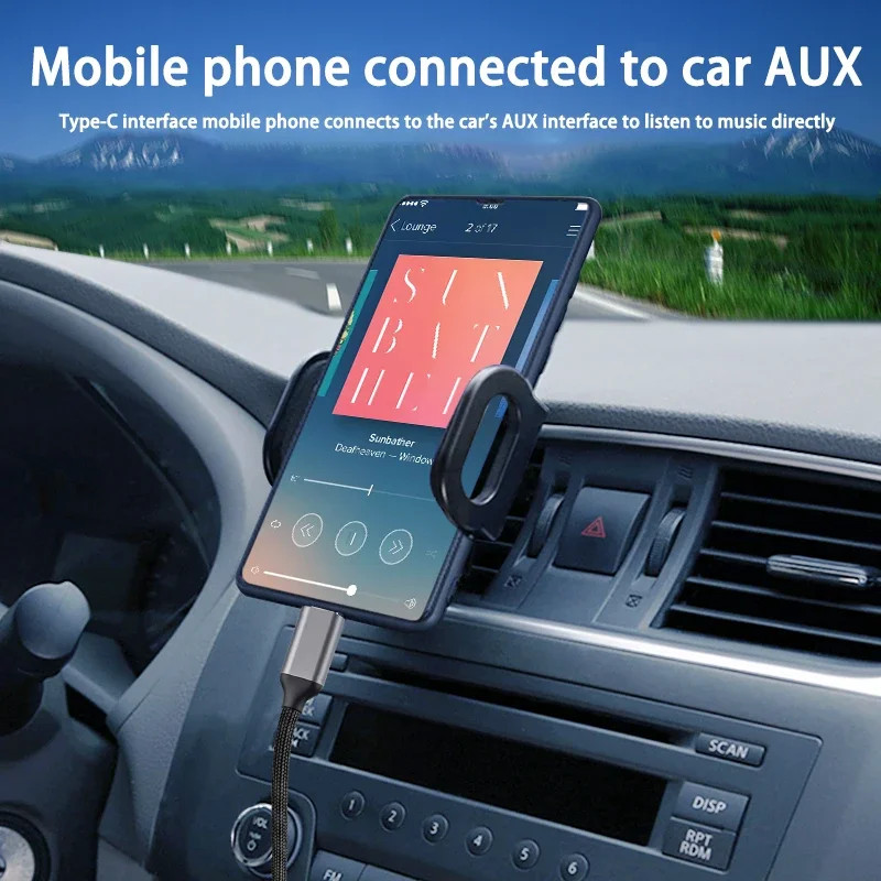 AUX Audio Cable USB C to 3.5Mm Jack AUX Cord Car Speaker Headphone Adapter for S gallery