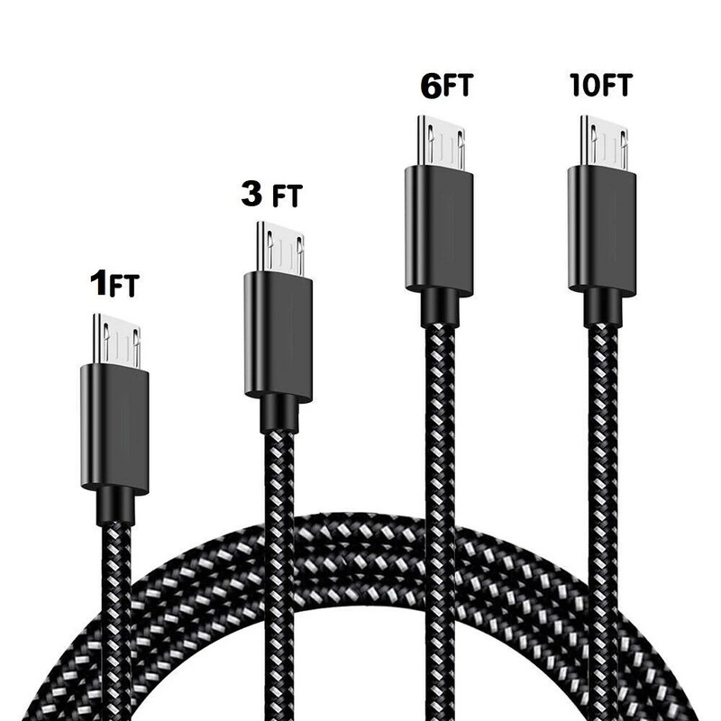 Heavy Duty Micro USB Fast Charger Data Cable Cord For Samsung Android HTC LG Lot gallery