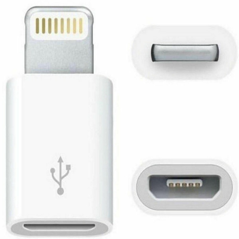 Micro USB to 8Pin Data Cable Adapter android to iPhone Converter LOT For iPhone