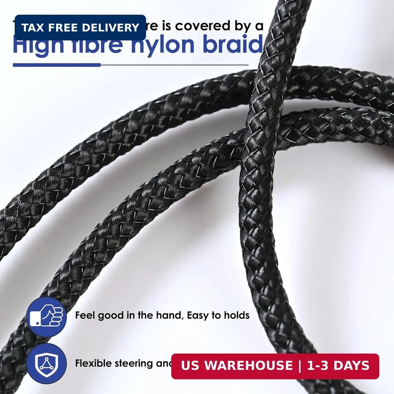 2Pcs Headphone Splitter, Dual Headphone Nylon Braided Extension Cable, Hi-Fi Aud gallery