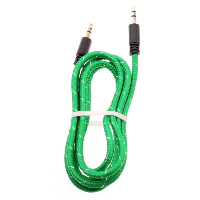 3.5mm Aux Cable Adapter Car Stereo Aux-in Audio Cord Speaker for Cell Phones