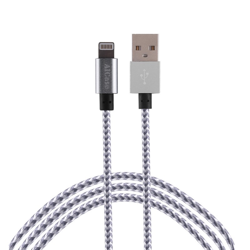 Braided USB Cable Data Charger Cord For iPhone XS 8 7 6 Plus SE 12 11 13 14 Lot