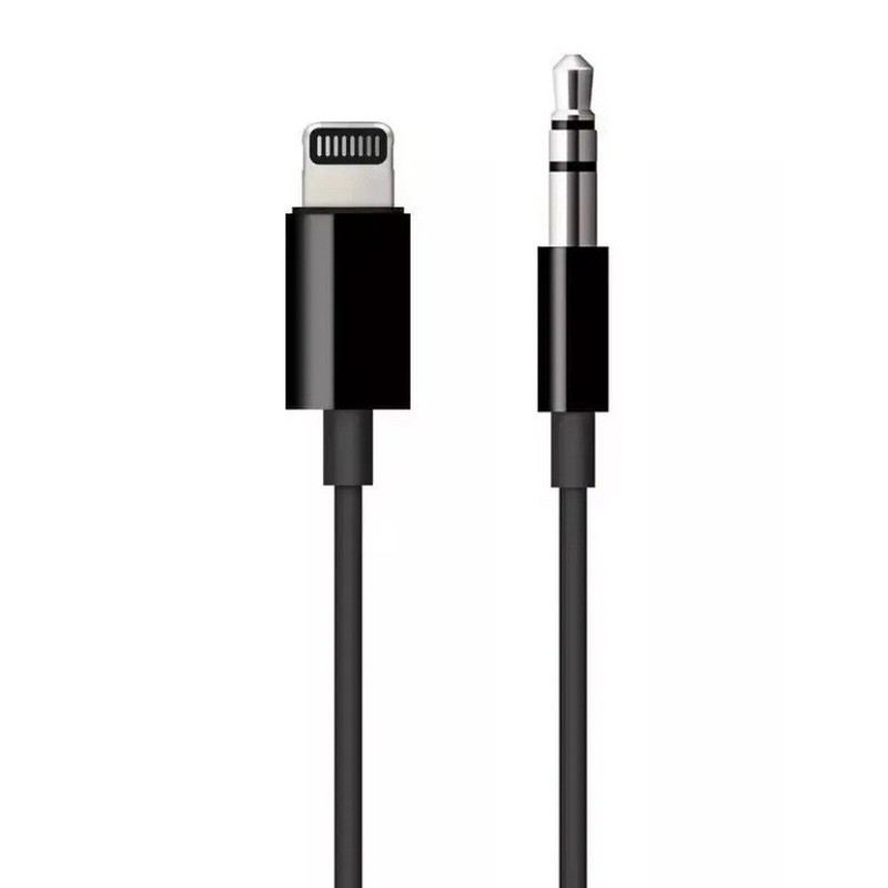 APPLE LIGHTNING TO 3.5MM AUDIO JACK CABLE ADAPTER - BLACK A1879 gallery
