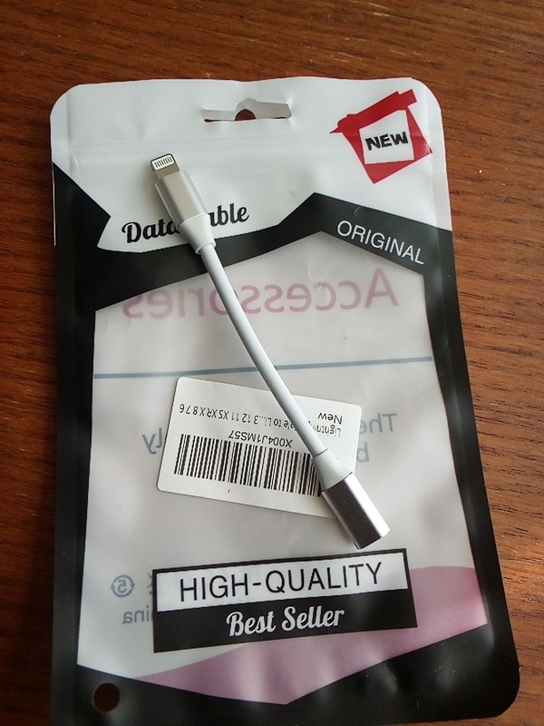 HI-TECH IPHONE DATA CABLE 1.2 M WHITE BRAND NEW