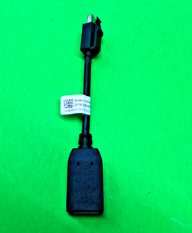 Dell Mini DisplayPort (M) to DisplayPort (F) Adapter Converter Cable 0FKKK
