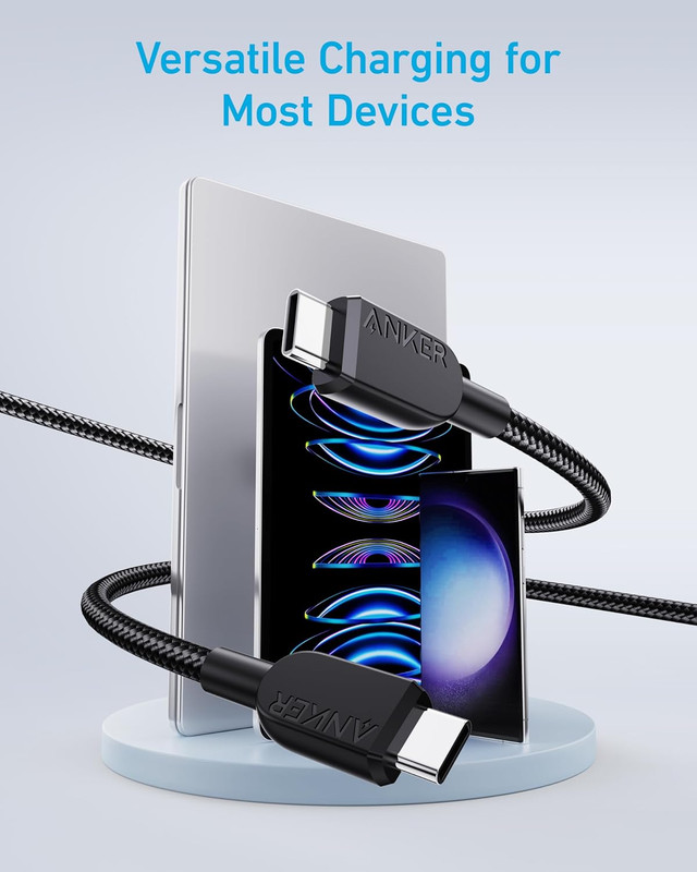 Anker USB C to USB C Cable (2Pack, 10FT),240W Type-C Fast Charging Cord for Ipho gallery
