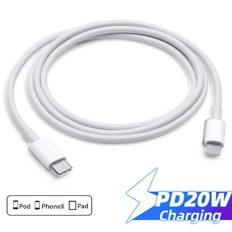 USB Type C Cable 3Ft 6Ft for iPhone 13 12 11 Pro Max XR 8 PD Fast Charging iPad