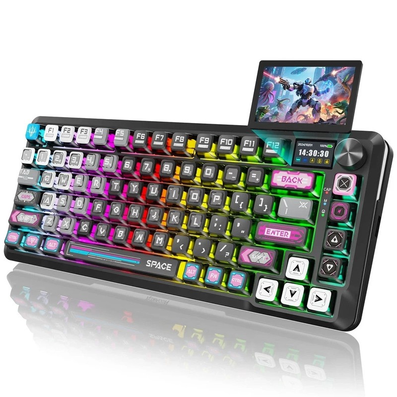 Redragon Wireless Mechanical Gaming Keyboard – Gasket-Mounted RGB Backlit, Cu…