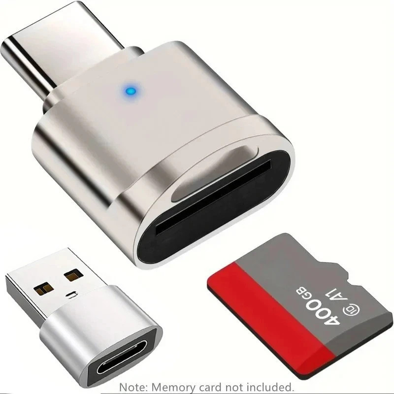 Type C To Micro SD TF Card Reader OTG USB Adapter Converter For Samsung Phone gallery