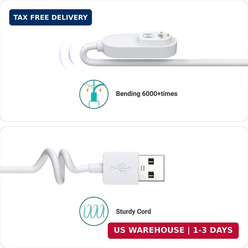 10-ft. Indoor Magnetic Charging Cable Compatible with Arlo Ultra 1 2, Pro 3 4... gallery