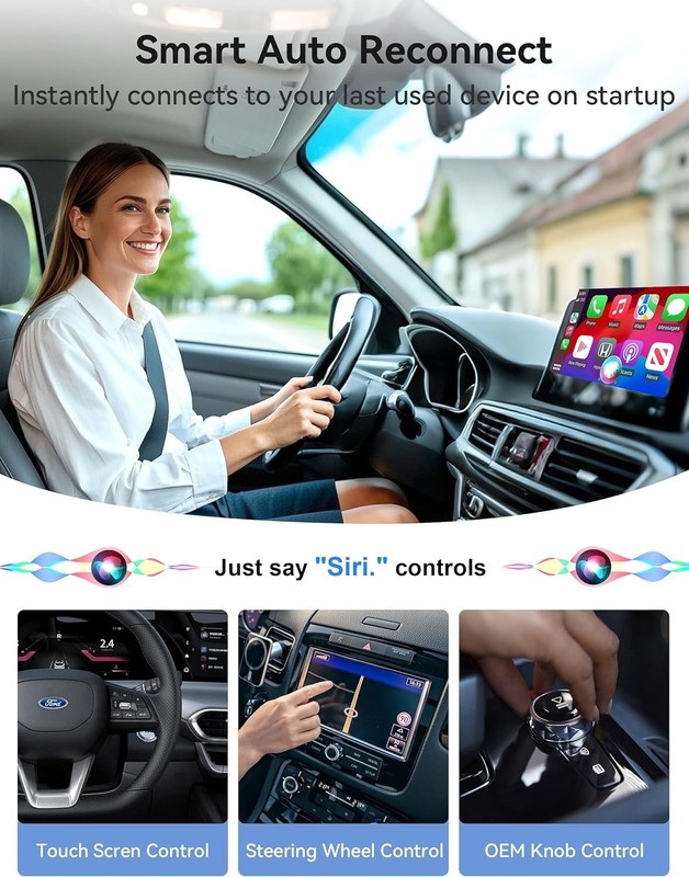 Wireless CarPlay Adapter for iPhone Mini Size Wireless Apple CarPlay Adapter ... gallery