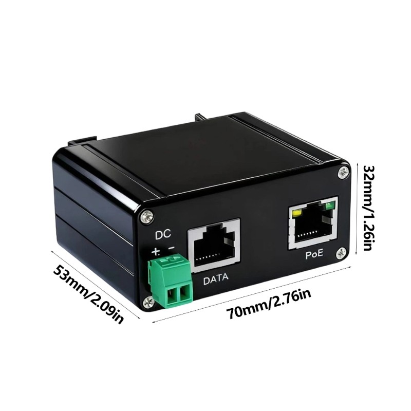Mountable 2.5G PoE Injector With Wide Temperature Ranges 40C To 85C Natural Cool gallery
