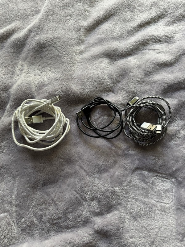 3 Charging Cords for Android phones- A8