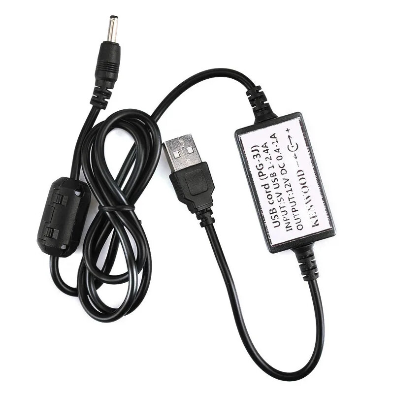 USB Charger Battery Cable for Kenwood TH-D7 TH-F6 TH-F7 TH-G71 TH-K4 TH-K2 Radio