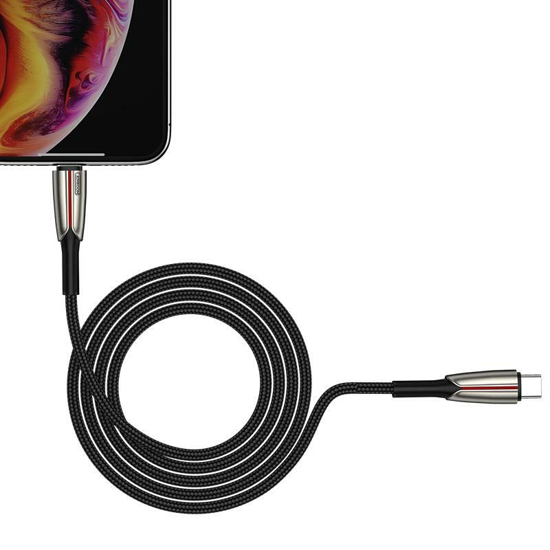 JOYROOM SY-20A1 AUX Car Stereo Audio Cable 3.5mm Jack 2M Length – Black