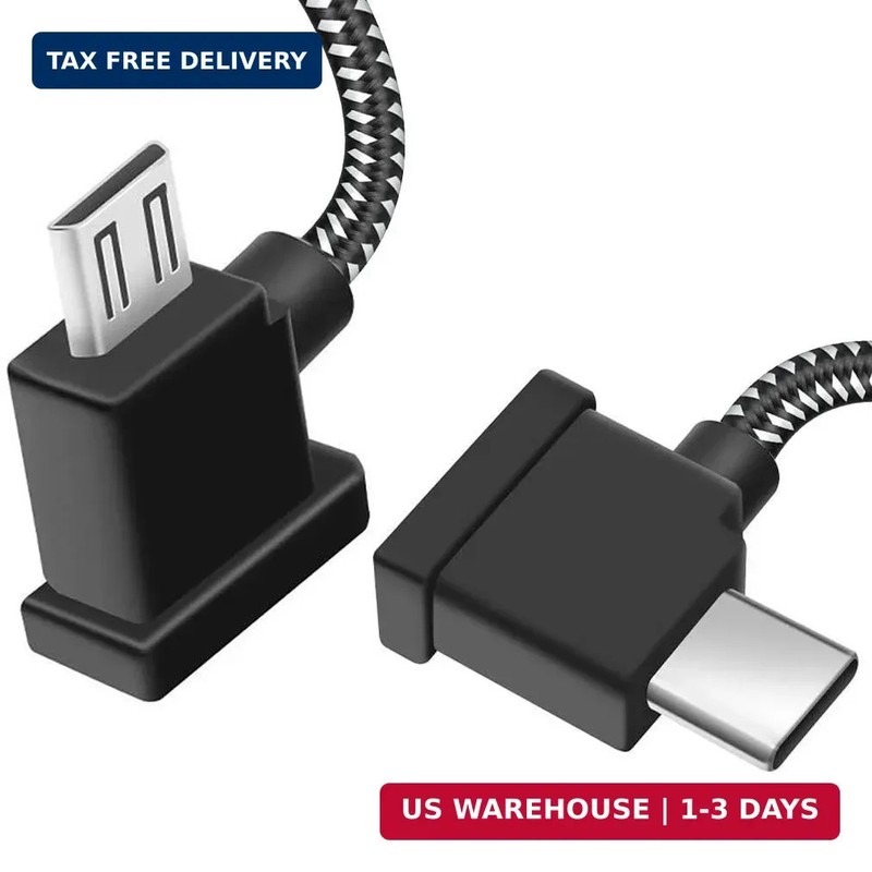0.5FT Micro to USB C Remote Controller Cable for IPhone 17/16/15 Pro Max,DJI Mav