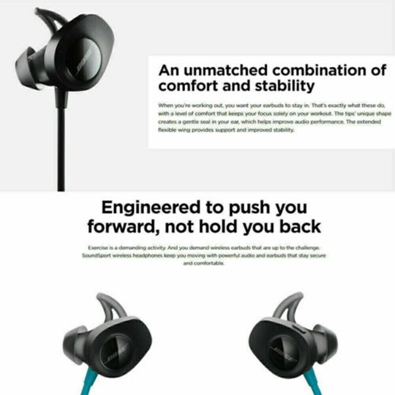 Bose SoundSport Wireless In Ear Bluetooth Headphones NFC Earbuds-All Colors gallery